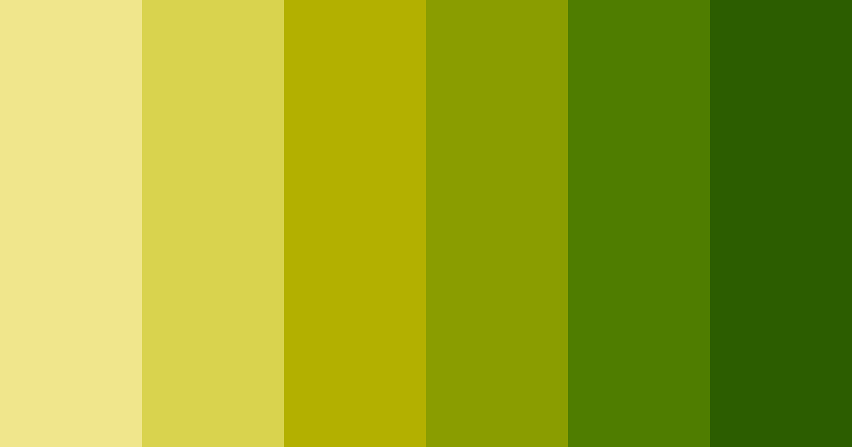 Download shades of yellow color palette PNG image (landscape)