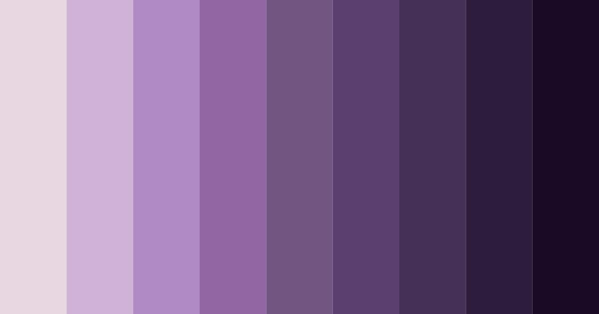 Download mystic twilight color palette PNG image (landscape)