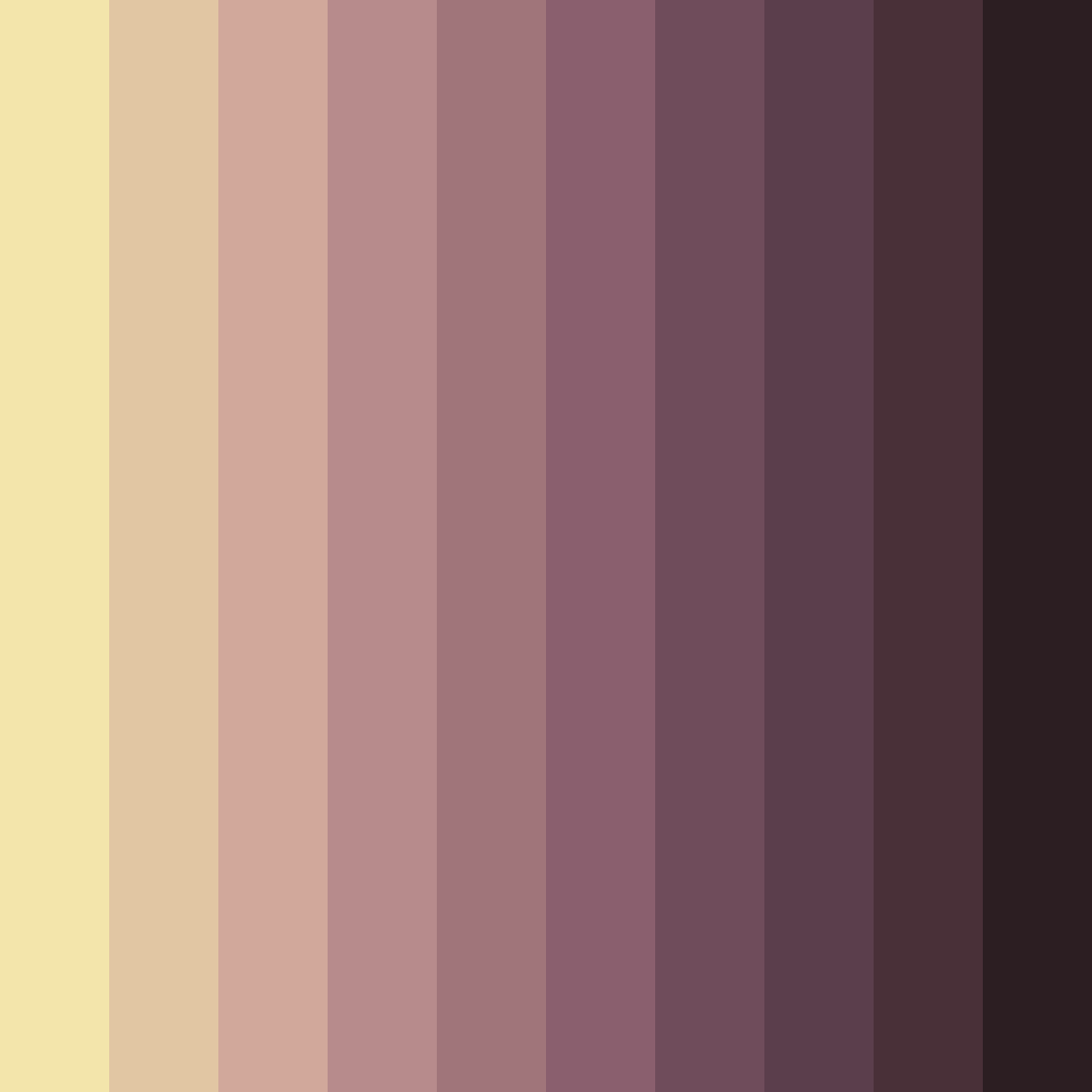 Download muted red color palette PNG image (square)