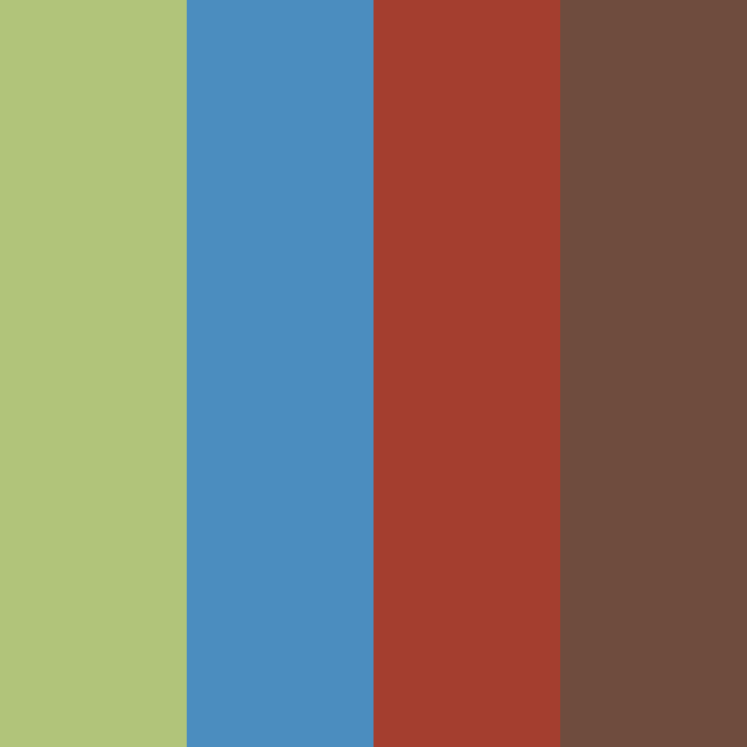 Download rustic harmony color palette PNG image (square)