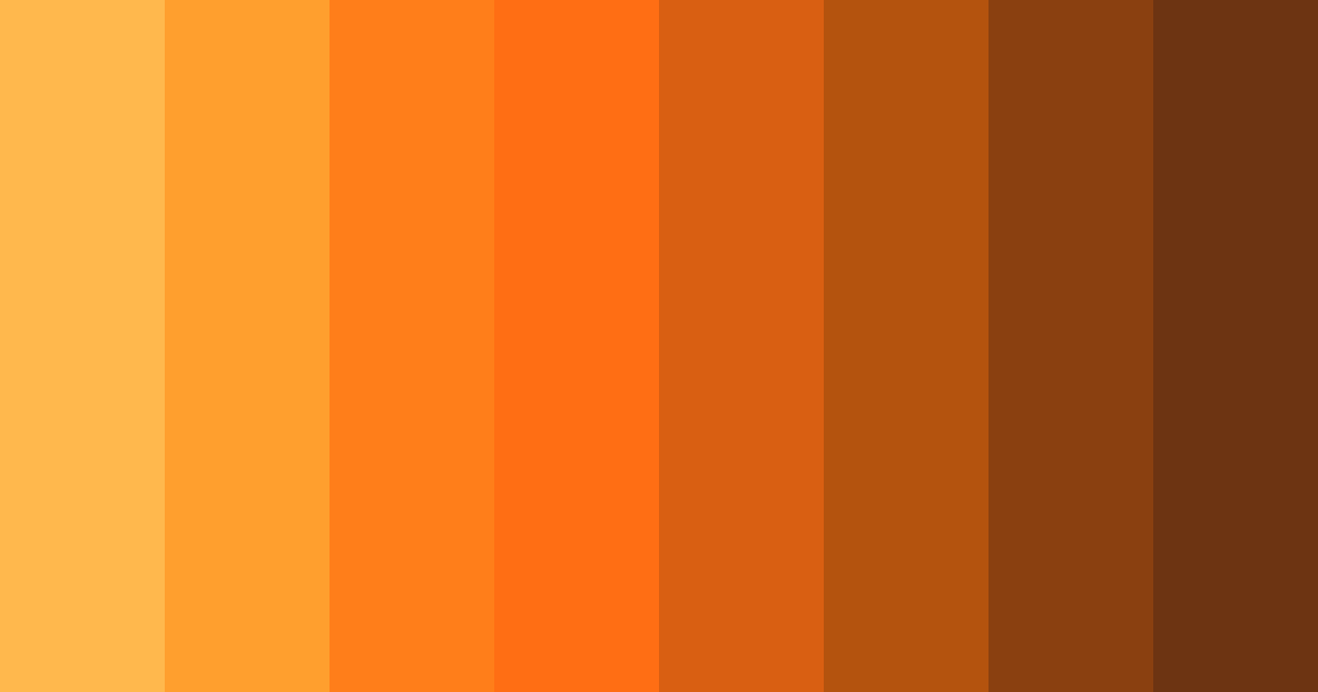 Download autumn blaze color palette PNG image (landscape)