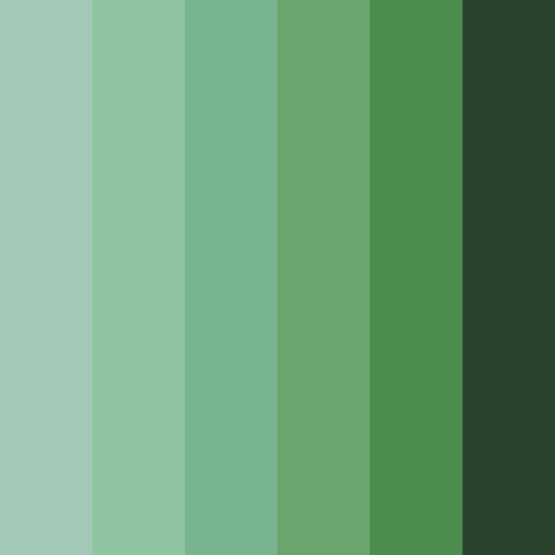 Download dark green color palette PNG image (square)
