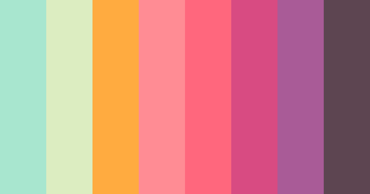 Download bright green color palette PNG image (landscape)