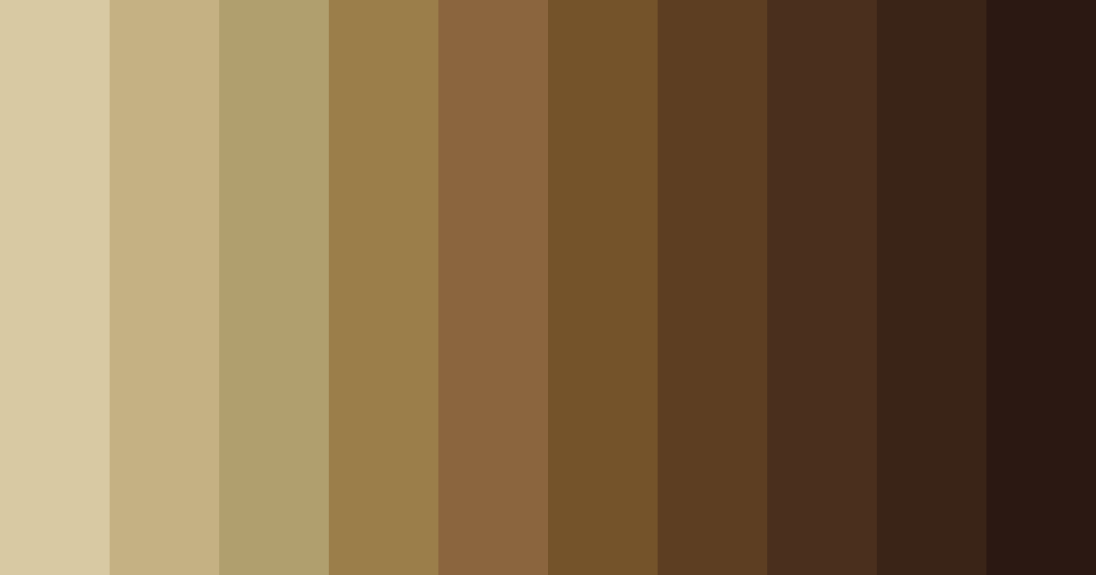 Download brown earth color palette PNG image (landscape)