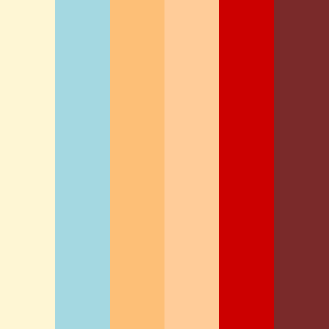 Download morning sunrise blaze color palette PNG image (square)