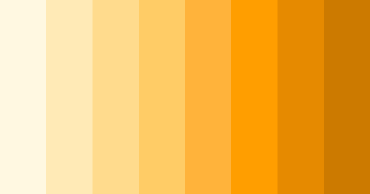 Download sunlit creams color palette PNG image (landscape)