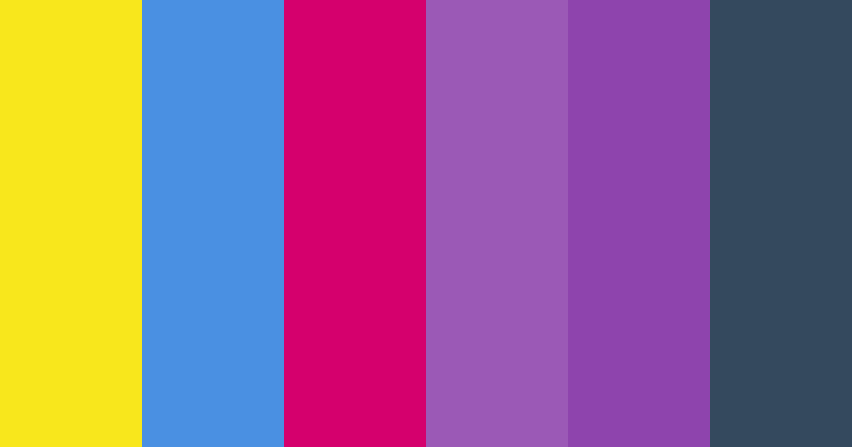 Download bright spirit color palette PNG image (landscape)