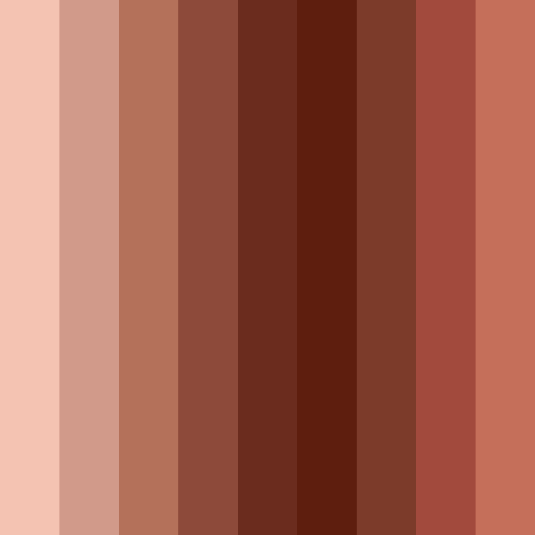Download rusty hues color palette PNG image (square)