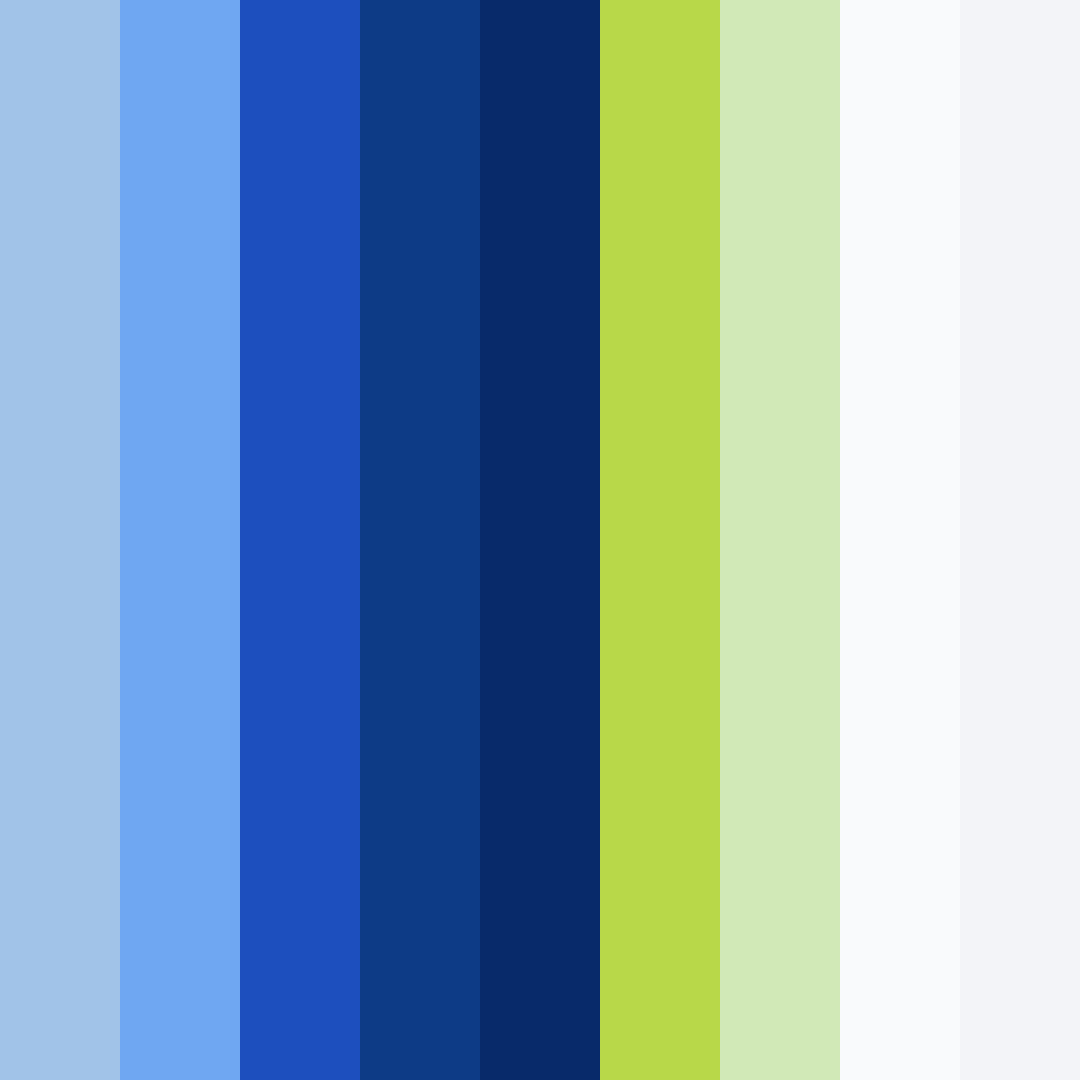 Download serene skies and verdant dreams color palette PNG image (square)