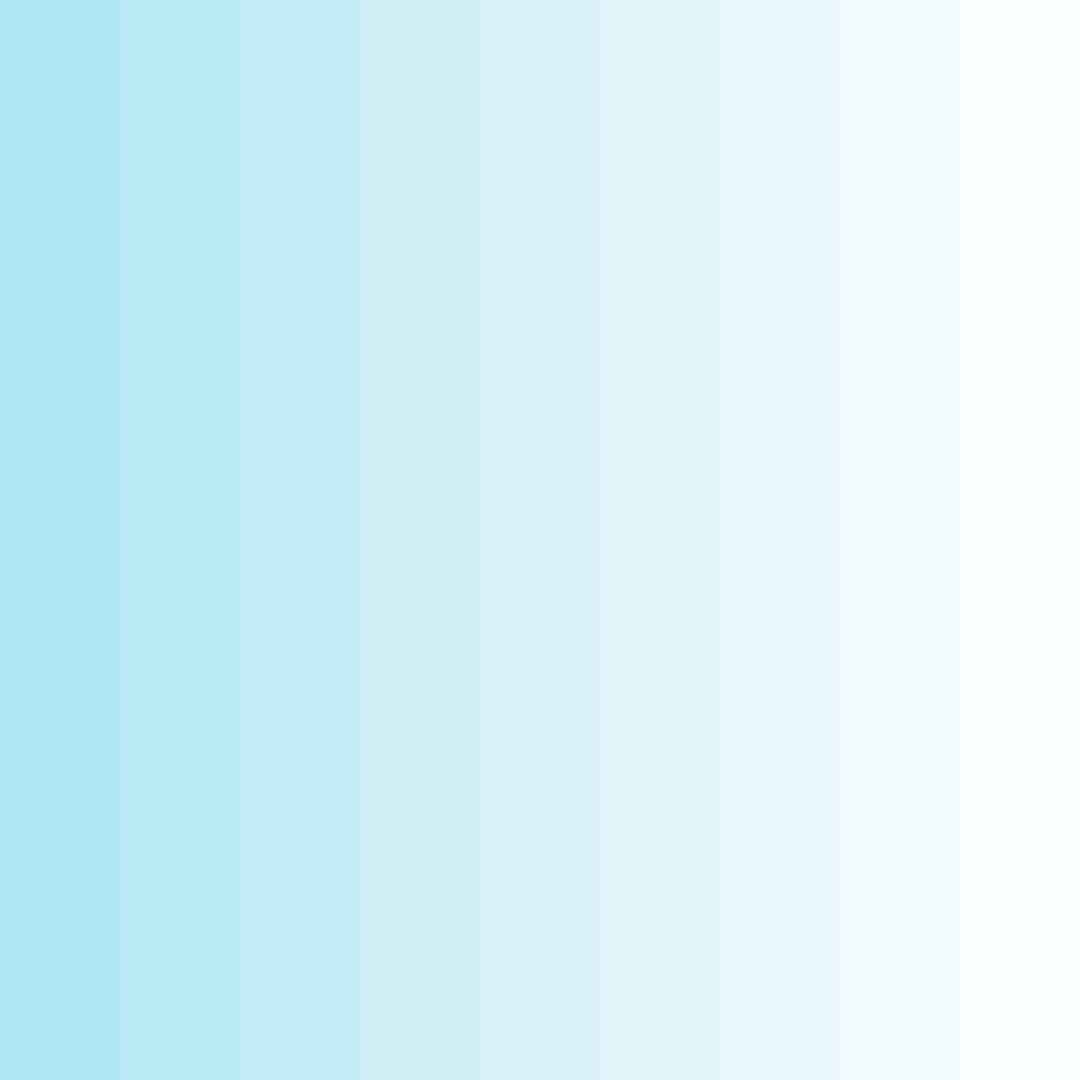 Download light blue color palette PNG image (square)