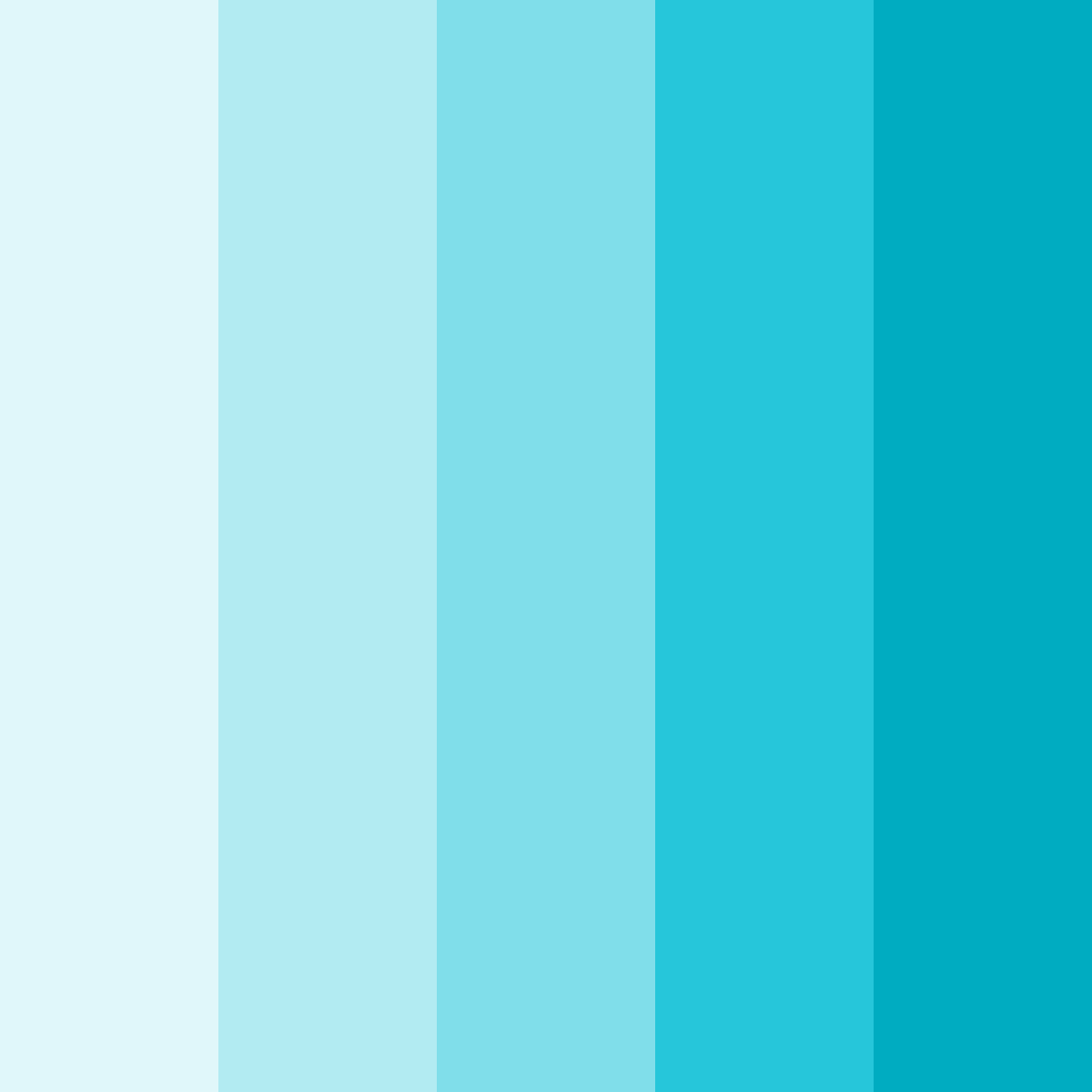 Download celestial waters color palette PNG image (square)