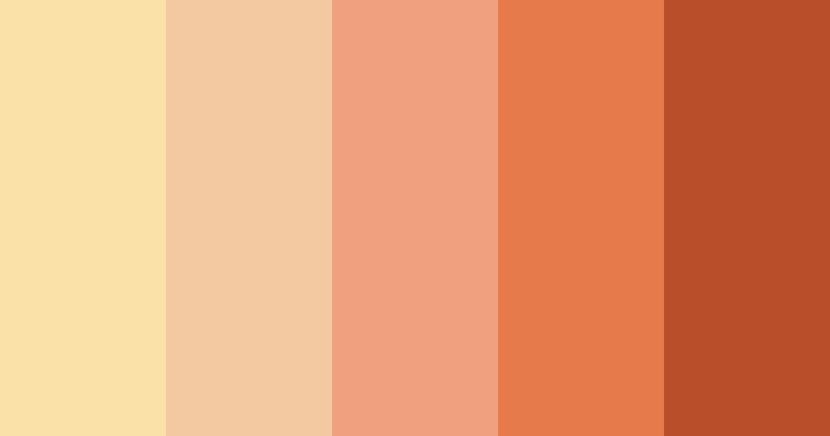 Download autumnal harmony color palette PNG image (landscape)