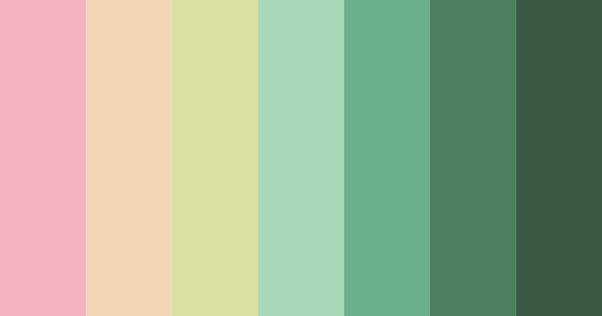 Download blossom grove color palette PNG image (landscape)
