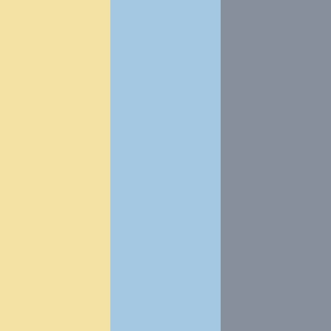 Download creamy blue color palette PNG image (square)