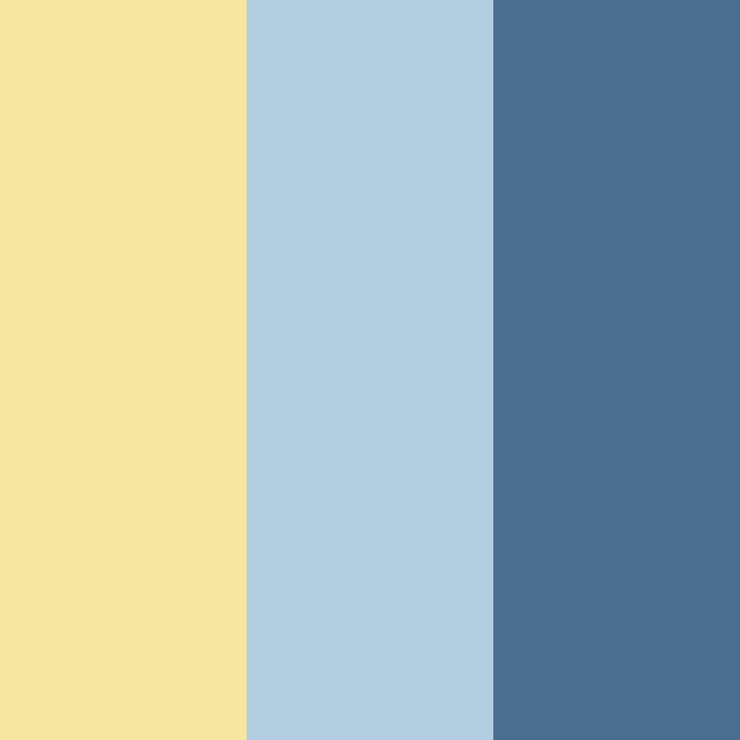Download creamy blue color palette PNG image (square)