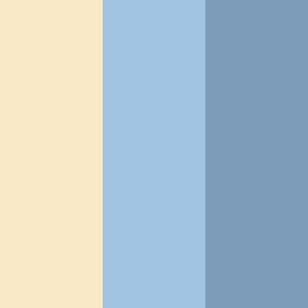Download creamy blue color palette PNG image (square)