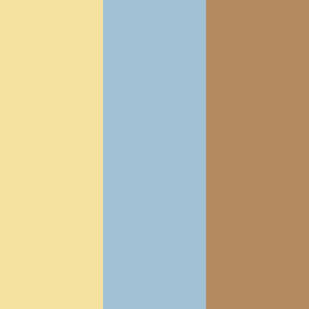 Download creamy blue color palette PNG image (square)
