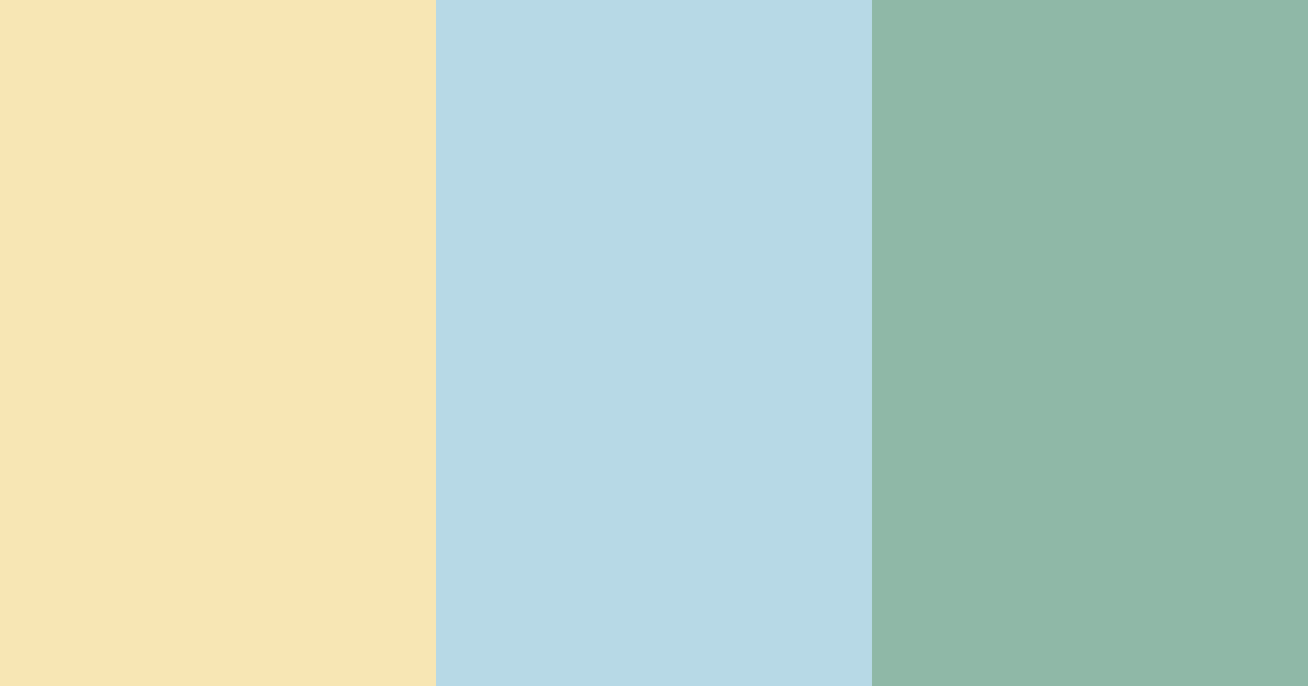 Download creamy blue color palette PNG image (landscape)