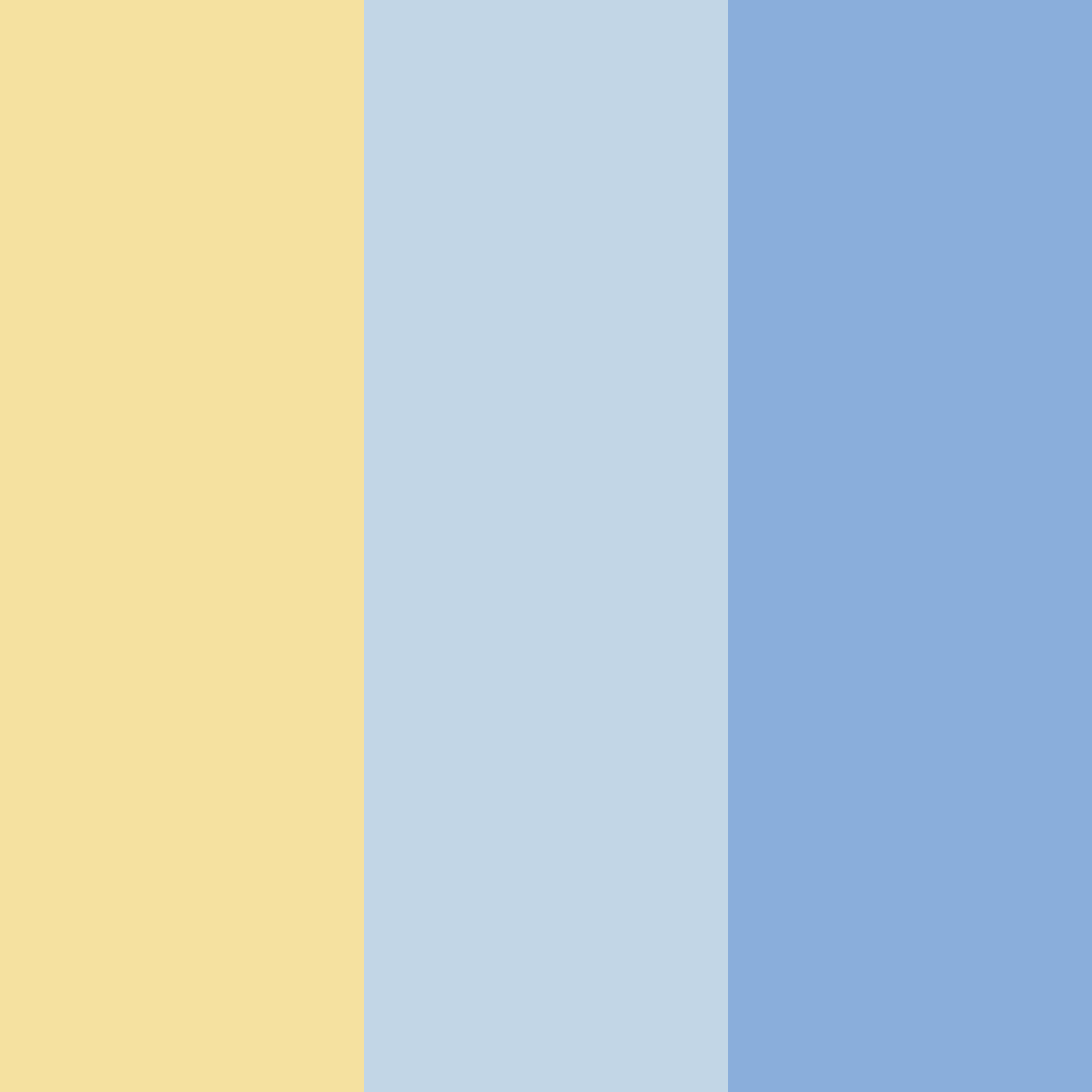 Download creamy blue color palette PNG image (square)