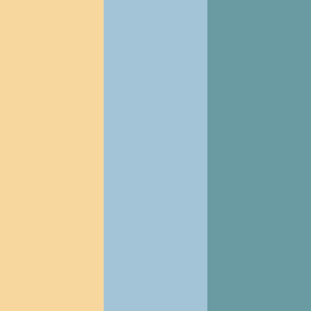 Download creamy blue color palette PNG image (square)