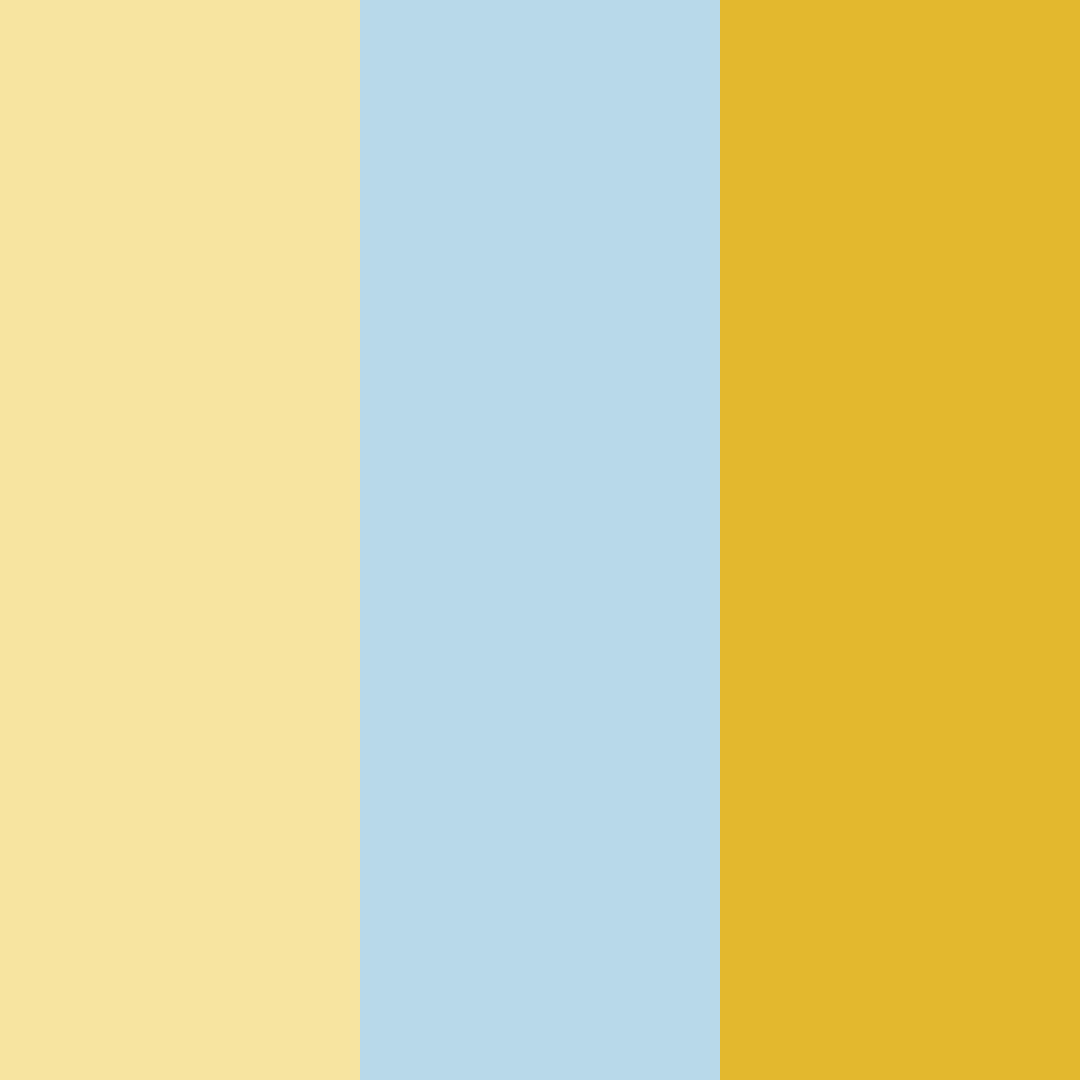 Download creamy blue color palette PNG image (square)