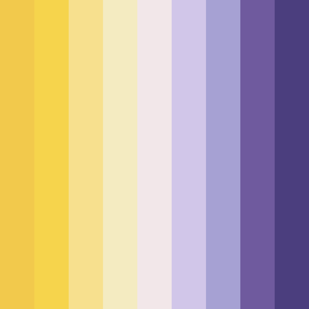 Download purple sunshine color palette PNG image (square)