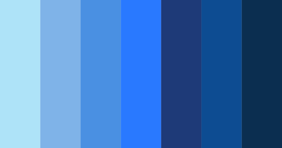 Download azure odyssey color palette PNG image (landscape)