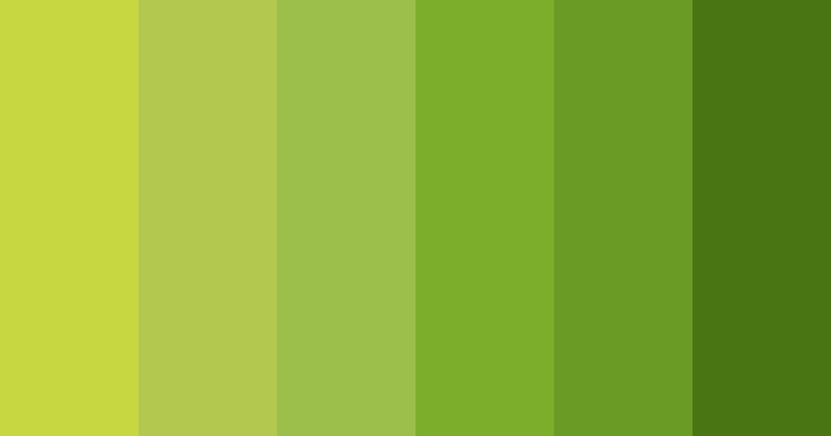 Download lush green symphony color palette PNG image (landscape)