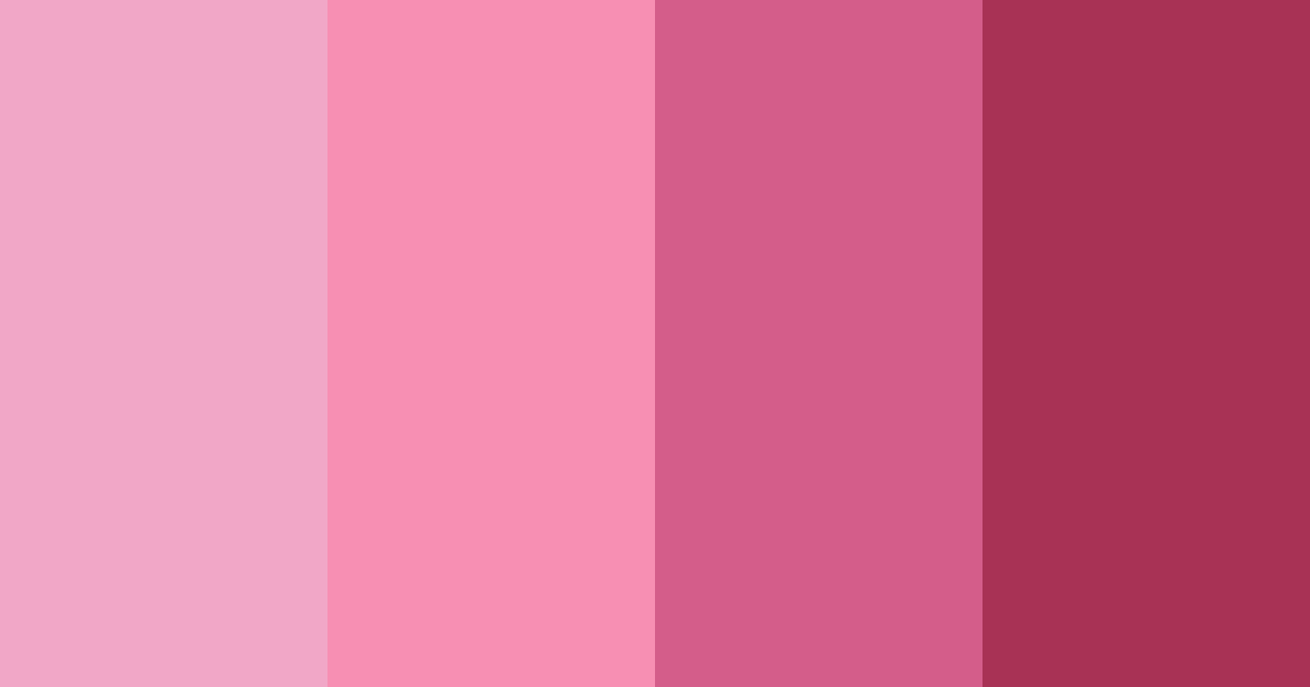 Download cool pink shades color palette PNG image (landscape)