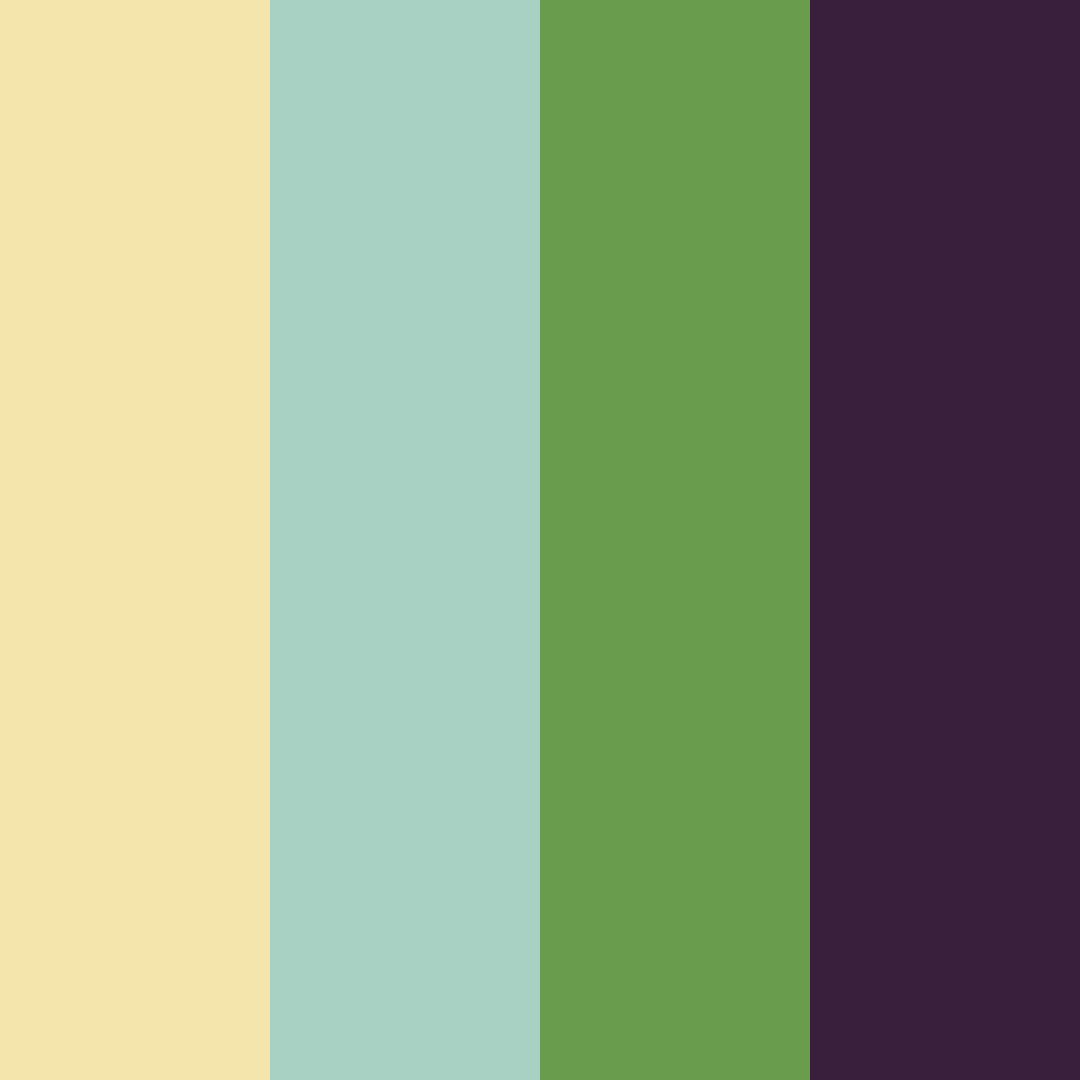 Download mystical forest fiesta color palette PNG image (square)