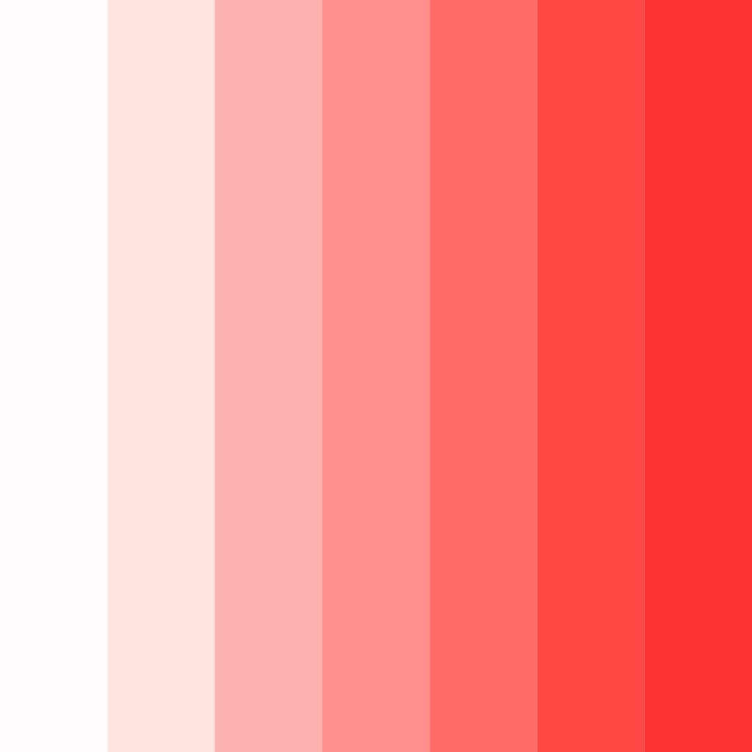 Download blushing sunrise color palette PNG image (square)