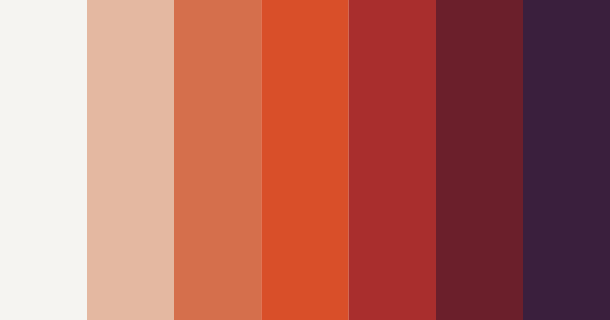 Download bauhaus red color palette PNG image (landscape)