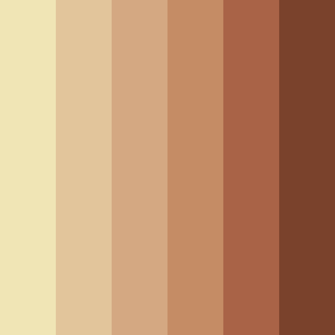 Download autumnal embrace color palette PNG image (square)