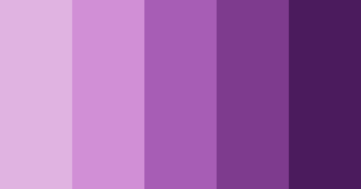 Download deep purple color palette PNG image (landscape)