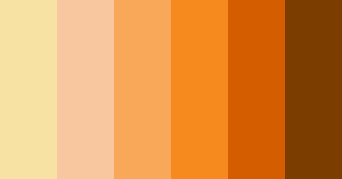 Download autumn harvest color palette PNG image (landscape)