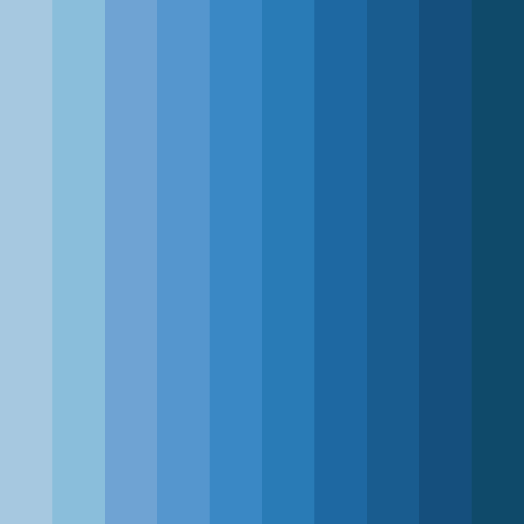 Download cerulean dreams color palette PNG image (square)