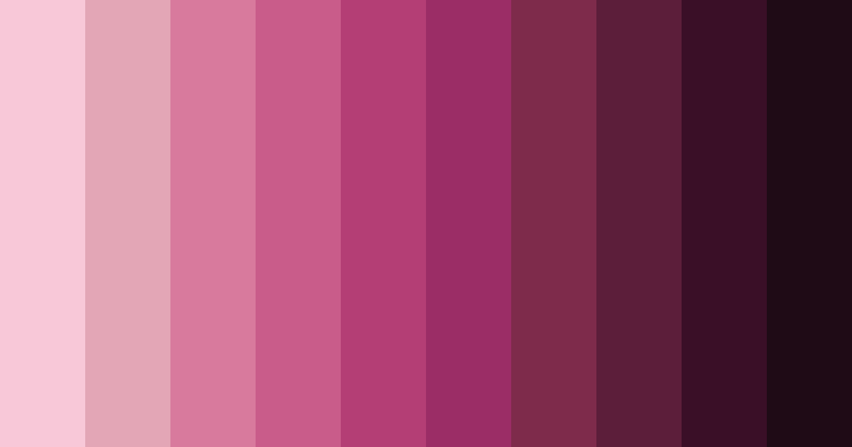 Download tropical blush symphony color palette PNG image (landscape)