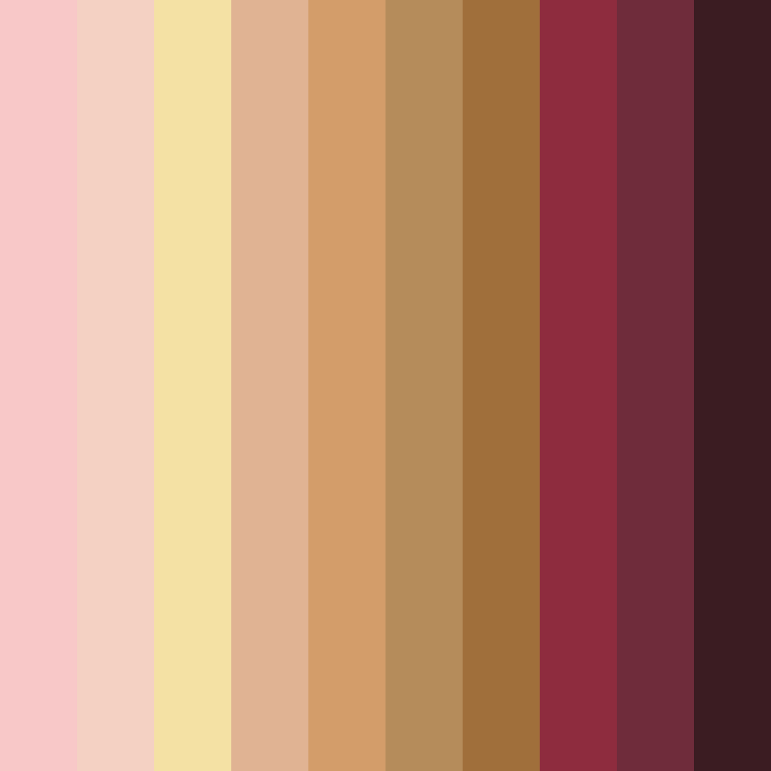 Download rosé elegance color palette PNG image (square)