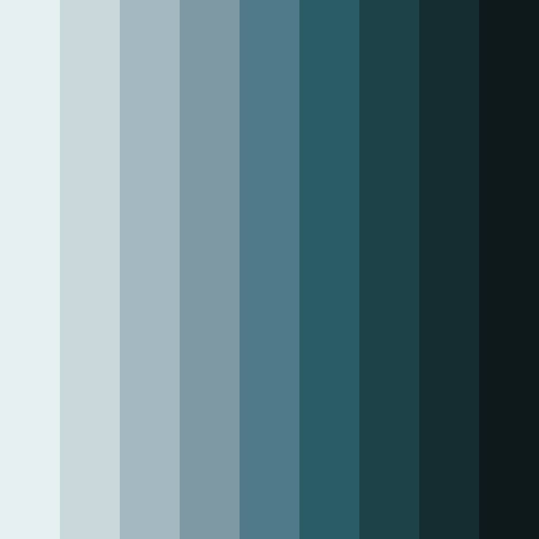 Download teal pearl color palette PNG image (square)