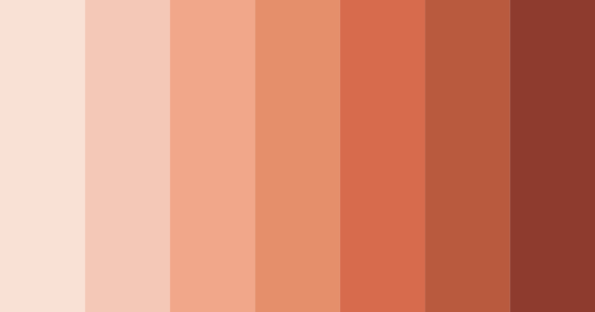 Download peachy pink color palette PNG image (landscape)