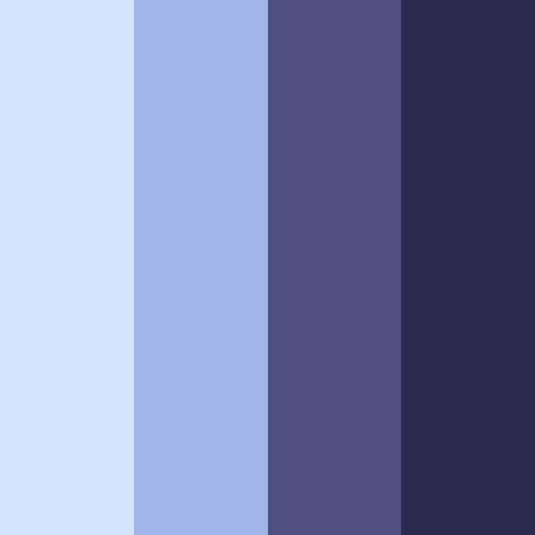 Download midnight serenade color palette PNG image (square)