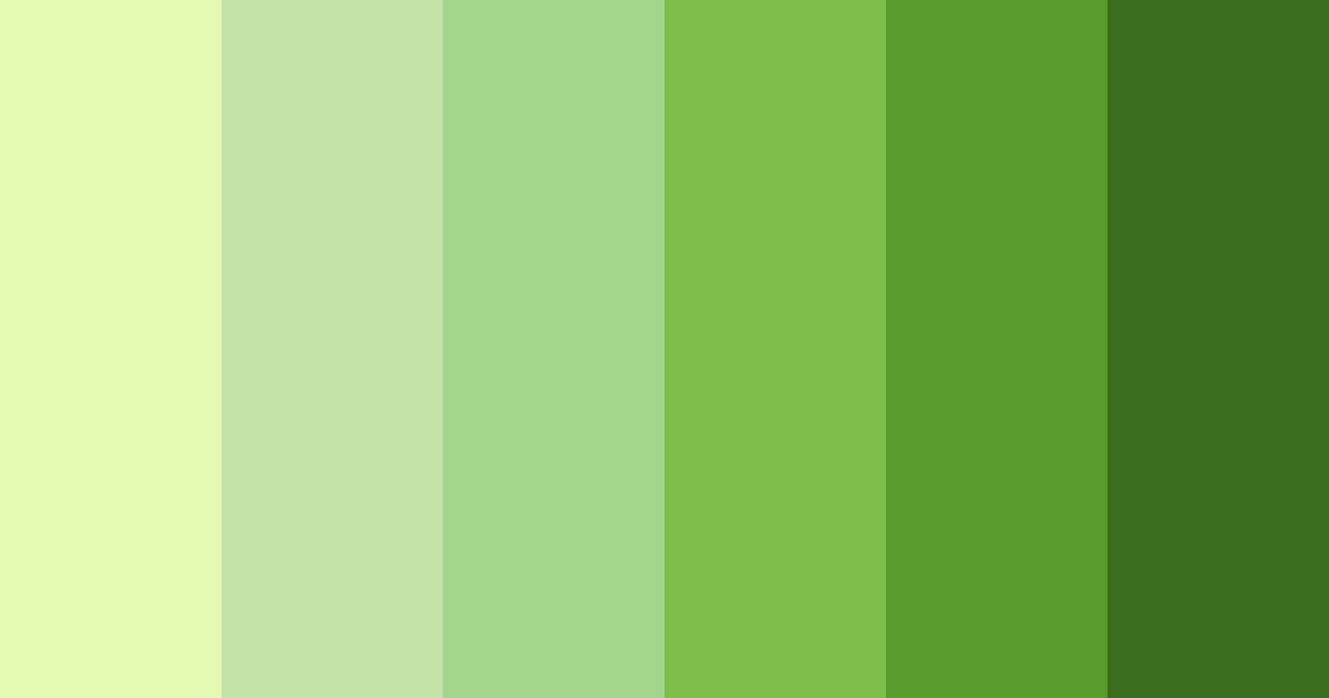 Download yellow greenery color palette PNG image (landscape)