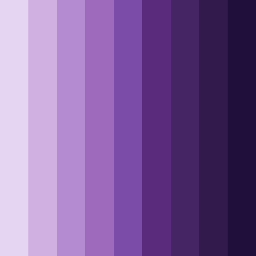 Download premium purple shades color palette PNG image (square)
