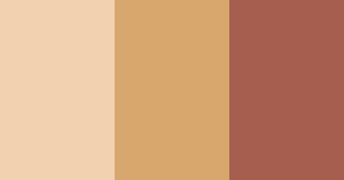 Download warm cinnamon color palette PNG image (landscape)