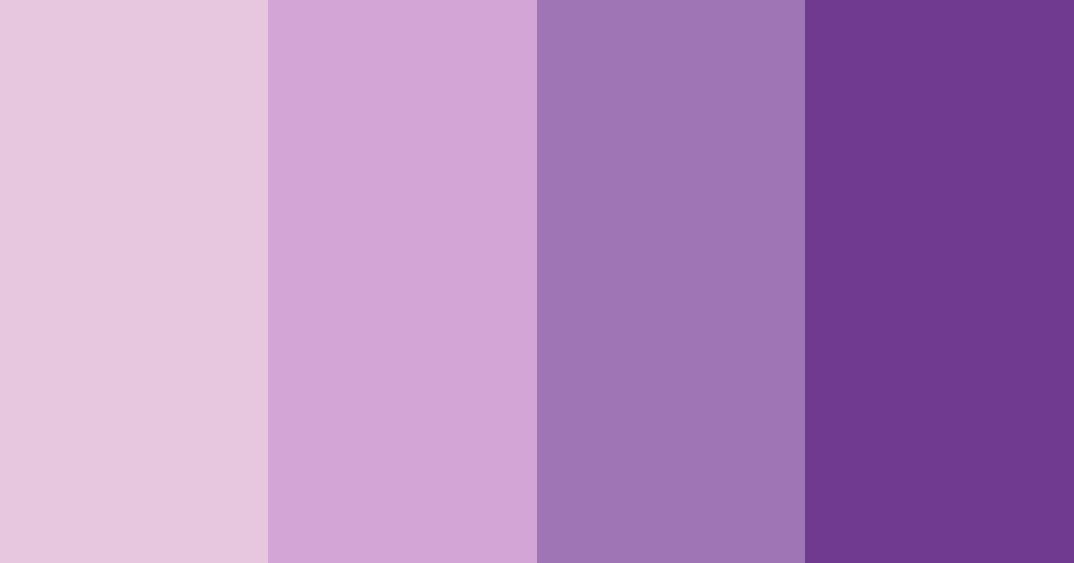 Download purple lily color palette PNG image (landscape)