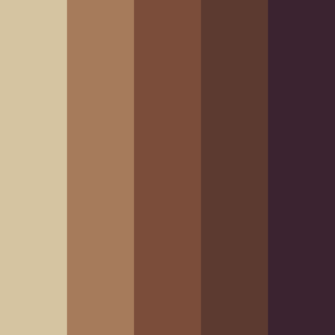 Download earthy reverie color palette PNG image (square)