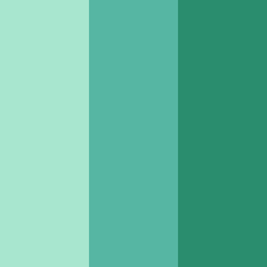 Download sea green bliss color palette PNG image (square)