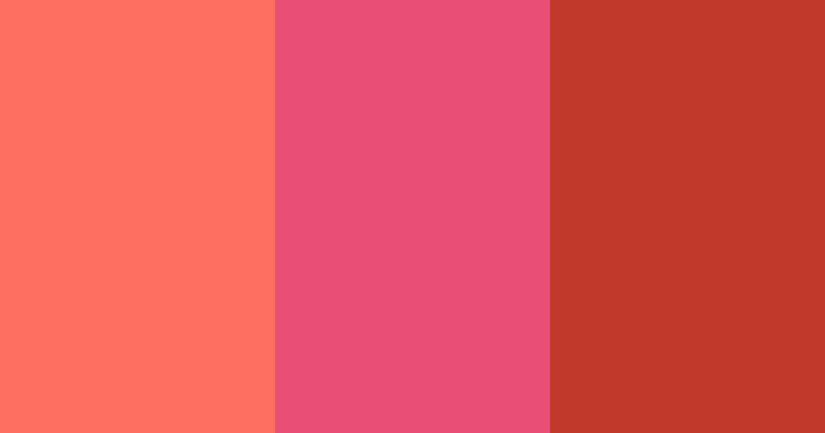 Download blooming ember color palette PNG image (landscape)