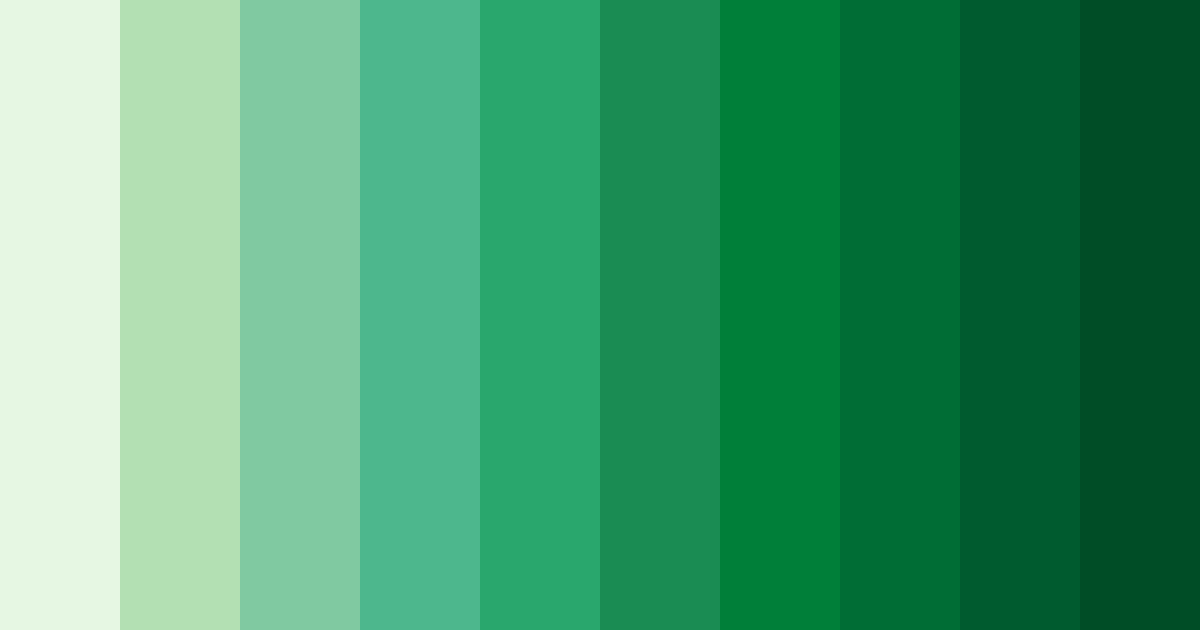 Download lush metamorphosis color palette PNG image (landscape)