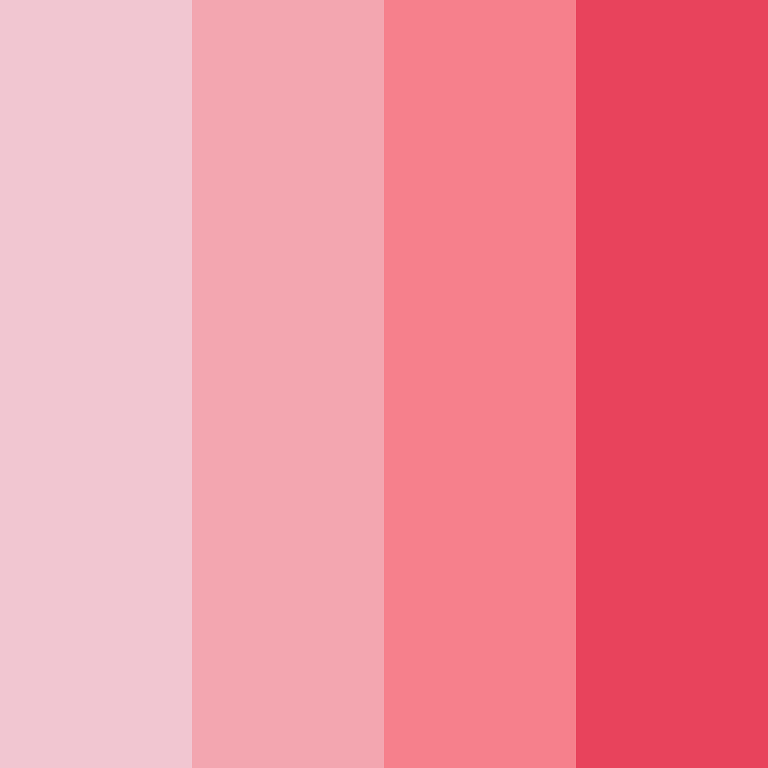 Download sakura pink shades color palette PNG image (square)
